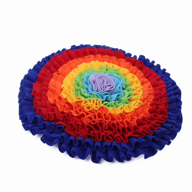 Dog Snuffle Mat (55cm) — Nose Training & Slow Feeding Puzzle Toy