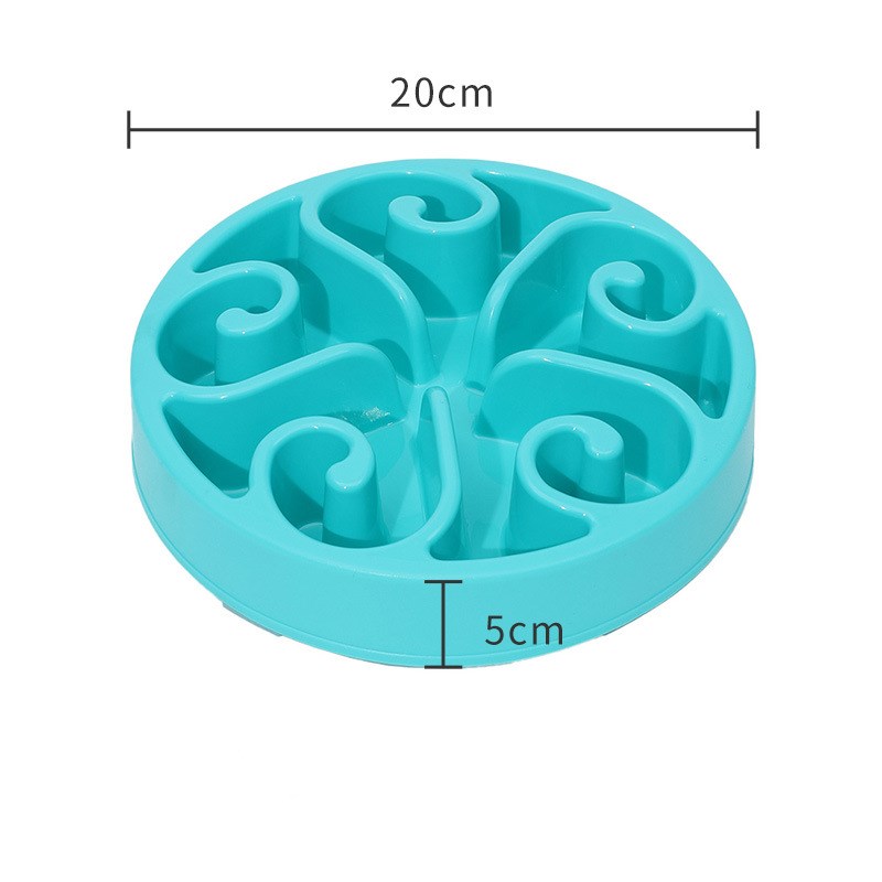 Anti-Choke Wellness Bowl (Maze Design) — Prevents Rapid Gulping