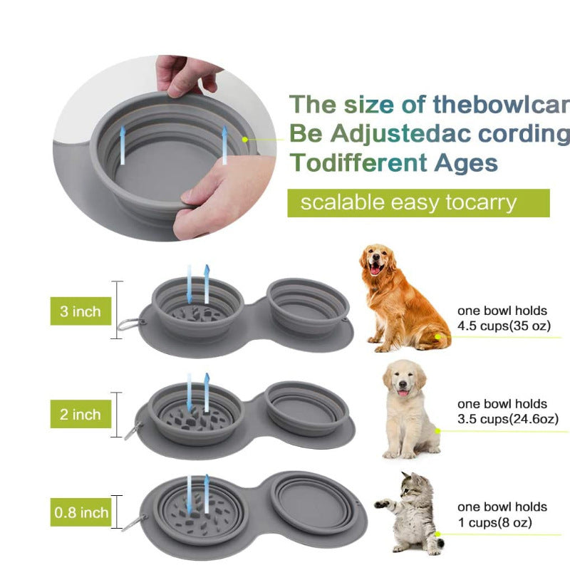 Anti-Bloat Slow Feeder Bowl (Non-Slip) — Prevents Rapid Gulping