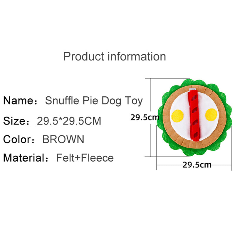 Burrito Design Snuffle Mat — Interactive Sniffing & Stress Relief Toy