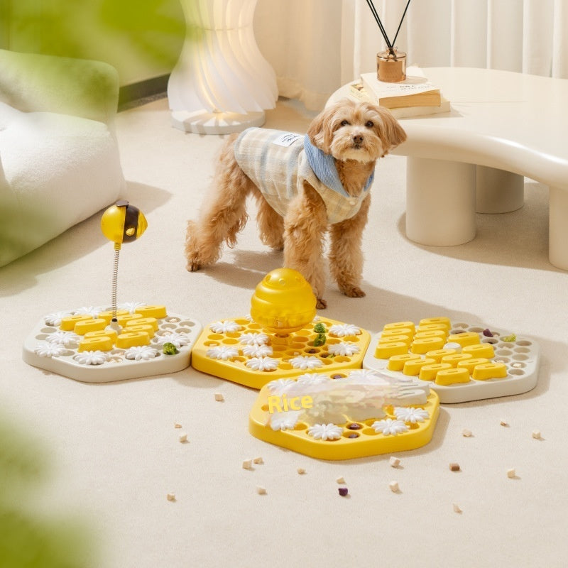 Dog Slow Food Feeder Toy — Interactive Leakage Food Storage & Training