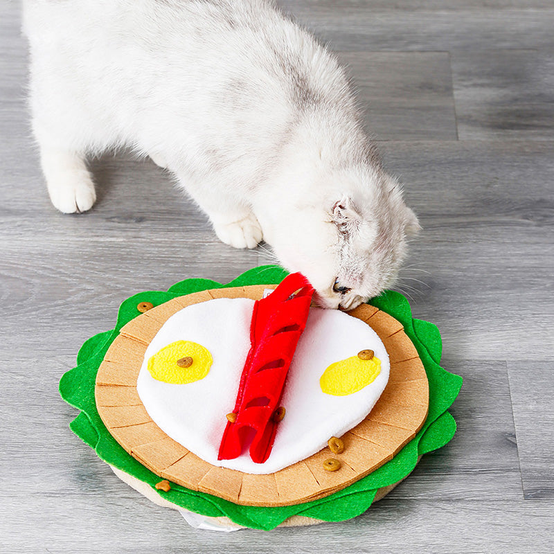 Burrito Design Snuffle Mat — Interactive Sniffing & Stress Relief Toy