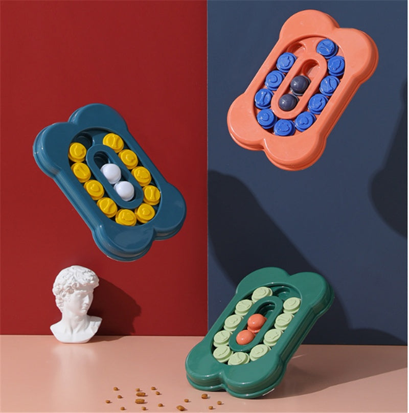 Bone-Shaped Puzzle Feeding Toy — Interactive Mental Stimulation