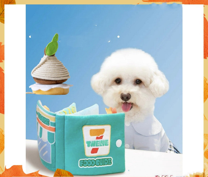 Dog Puzzle Sniffing Book Toy — Slow Feeding & Interactive Pages