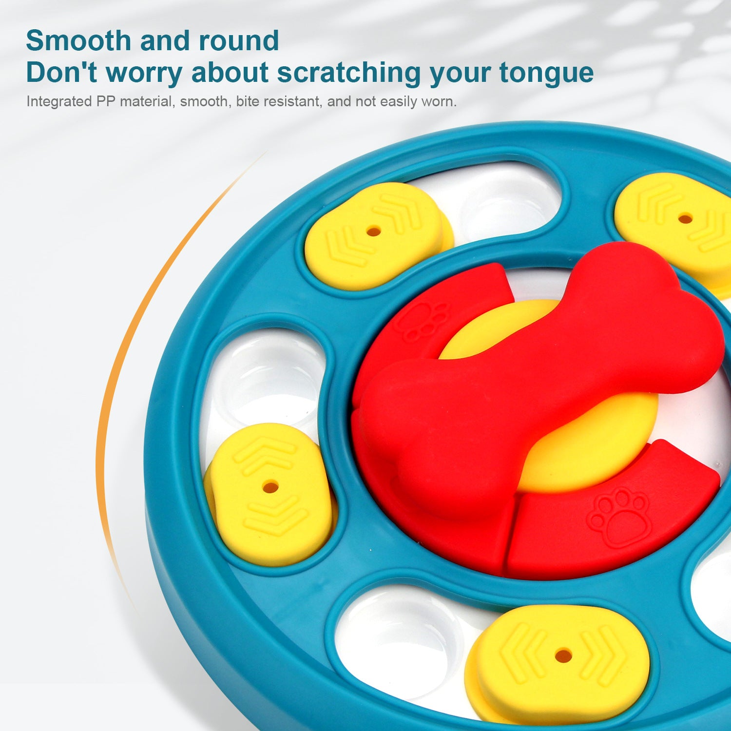 Dog Spinner Puzzle Feeding Toy — Leak-Proof Interactive Enrichment