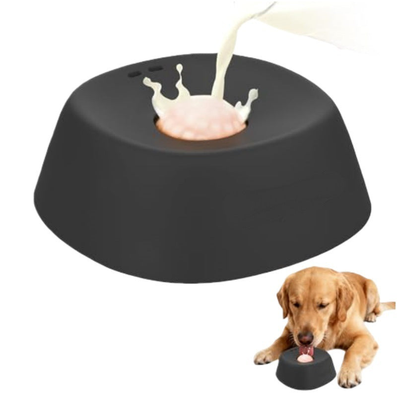 Pet Spherical Licking Bowl — Non-Slip Anti-Choking Slow Feeder
