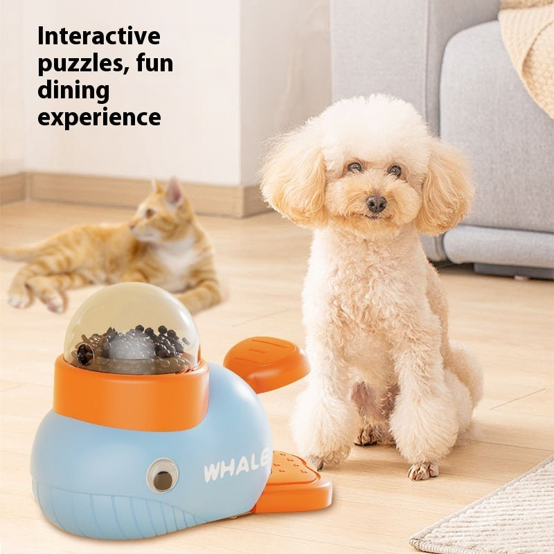 Cartoon Press Food Feeder Toy — Large Dog Stress Relief