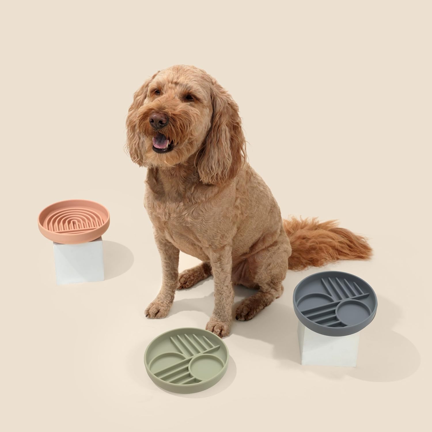 Slowdown Bowl (Silicone) — Slow Feeder Lick Mat for Dogs & Puppies