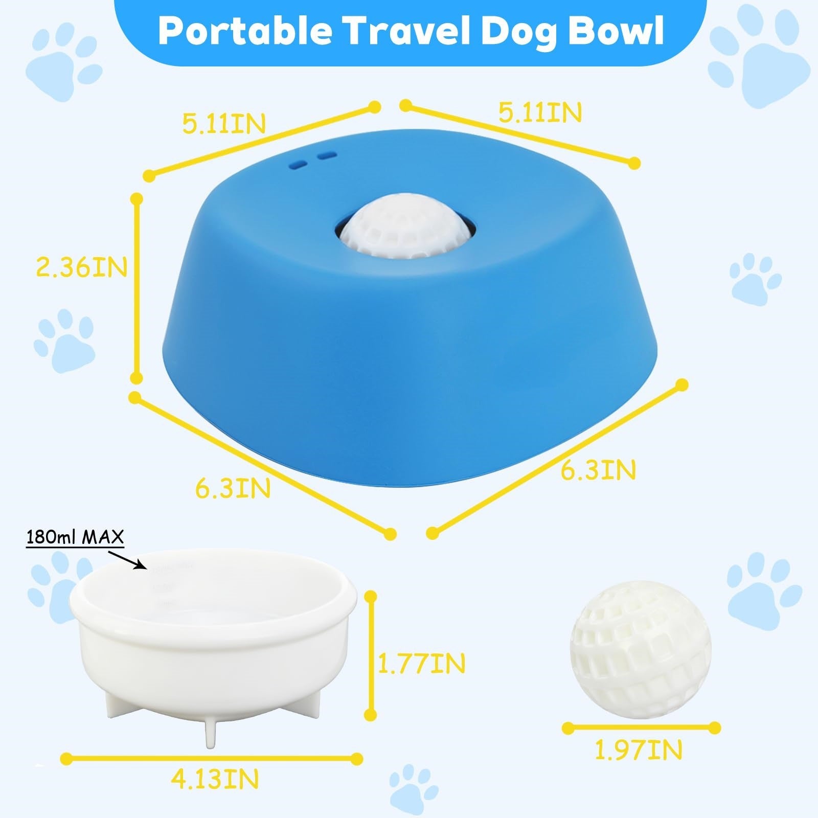 Pet Spherical Licking Bowl — Non-Slip Anti-Choking Slow Feeder