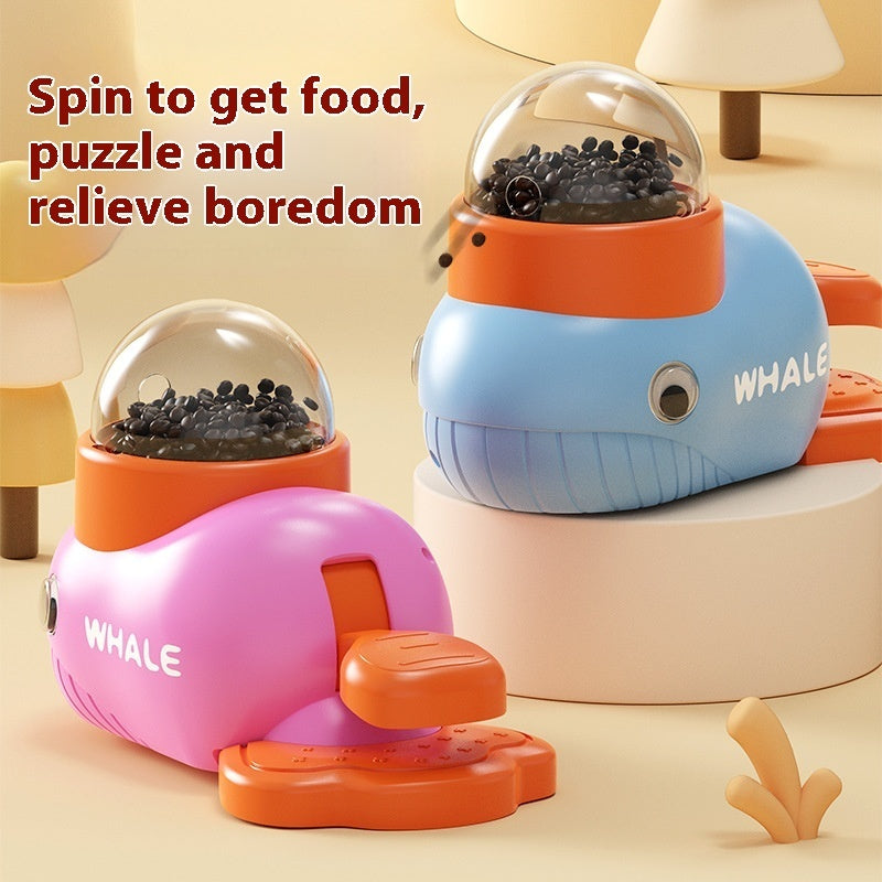 Cartoon Press Food Feeder Toy — Large Dog Stress Relief
